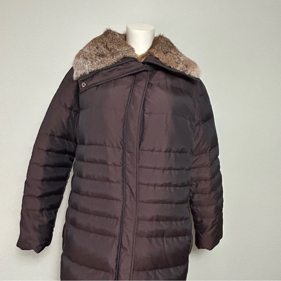 Hilary Radley Duvet Long Brown Winter Coat - Picture 7 of 7
